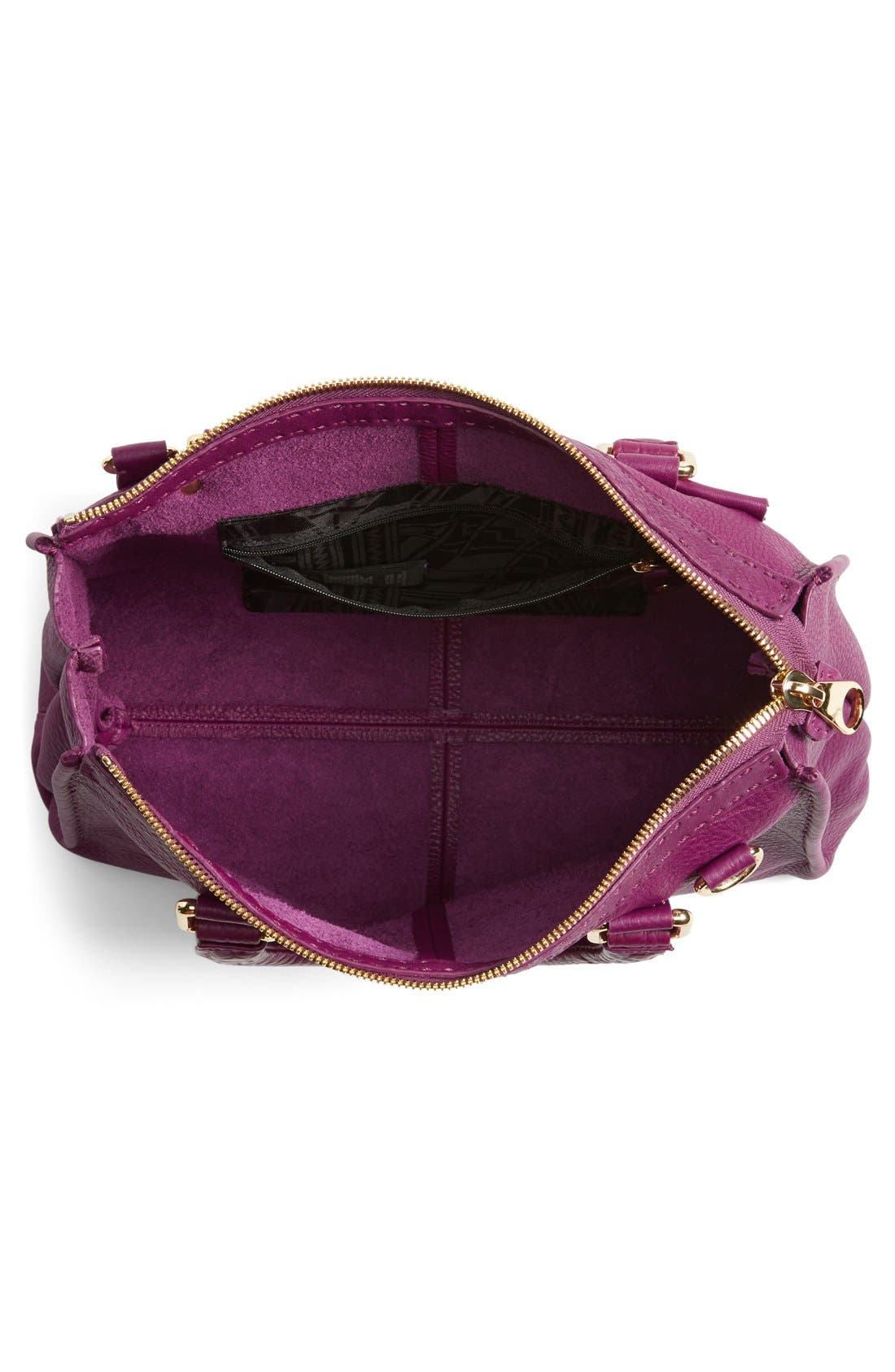 'Gaitory' Leather Tote, Alternate, color, GRAPE