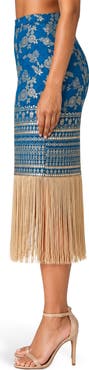 holiCHIC Leya Fringe Midi Skirt