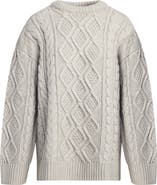 LIONESS Gigi Oversize Cable Stitch Sweater