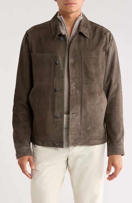 Nordstrom Suede Utility Jacket