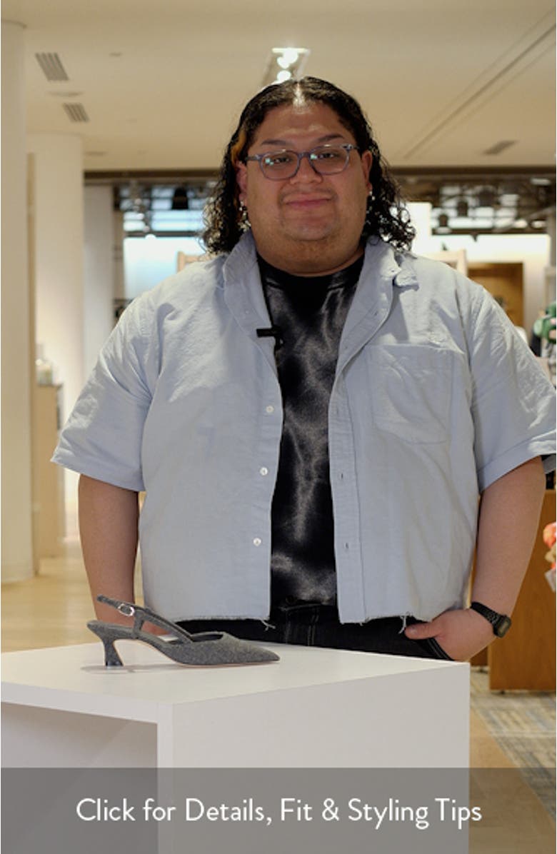 Vinnie 50 Slingback Pump, sales video thumbnail