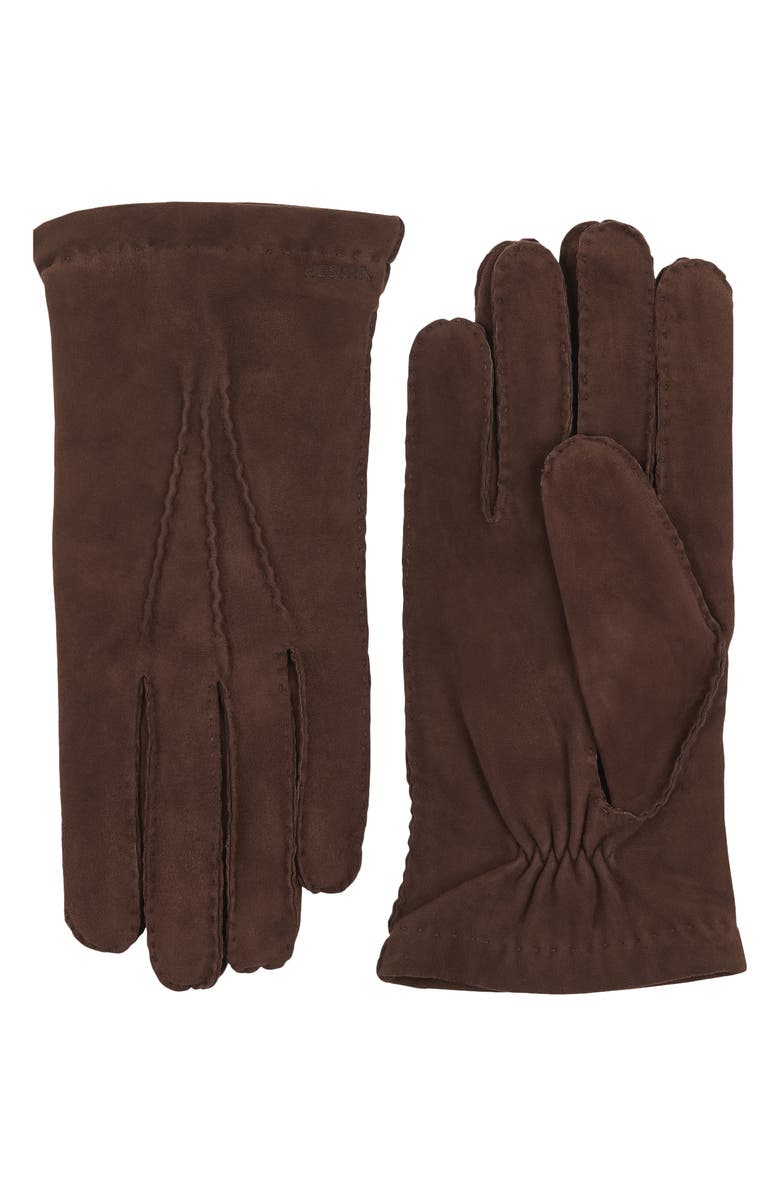 Hestra 'Arthur' Suede Gloves, Main, color, 