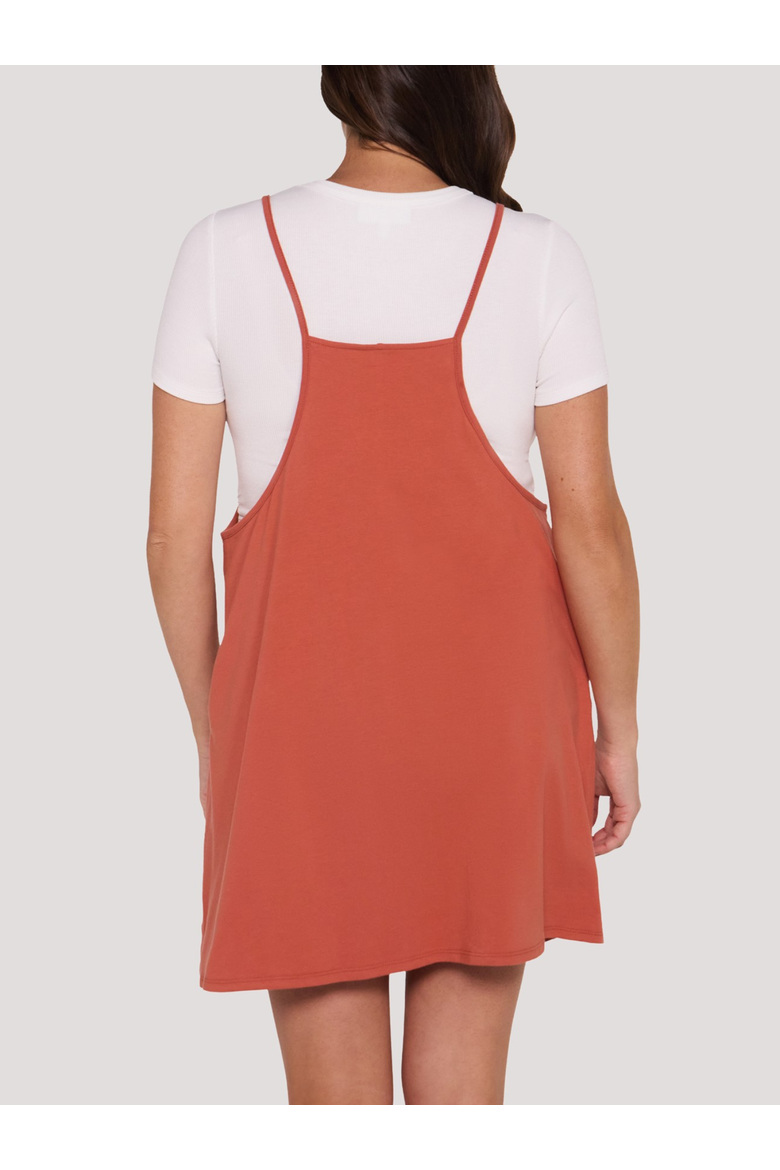 Sleeveless Relaxed Fit Dress Romper, Alternate, color, Aragon