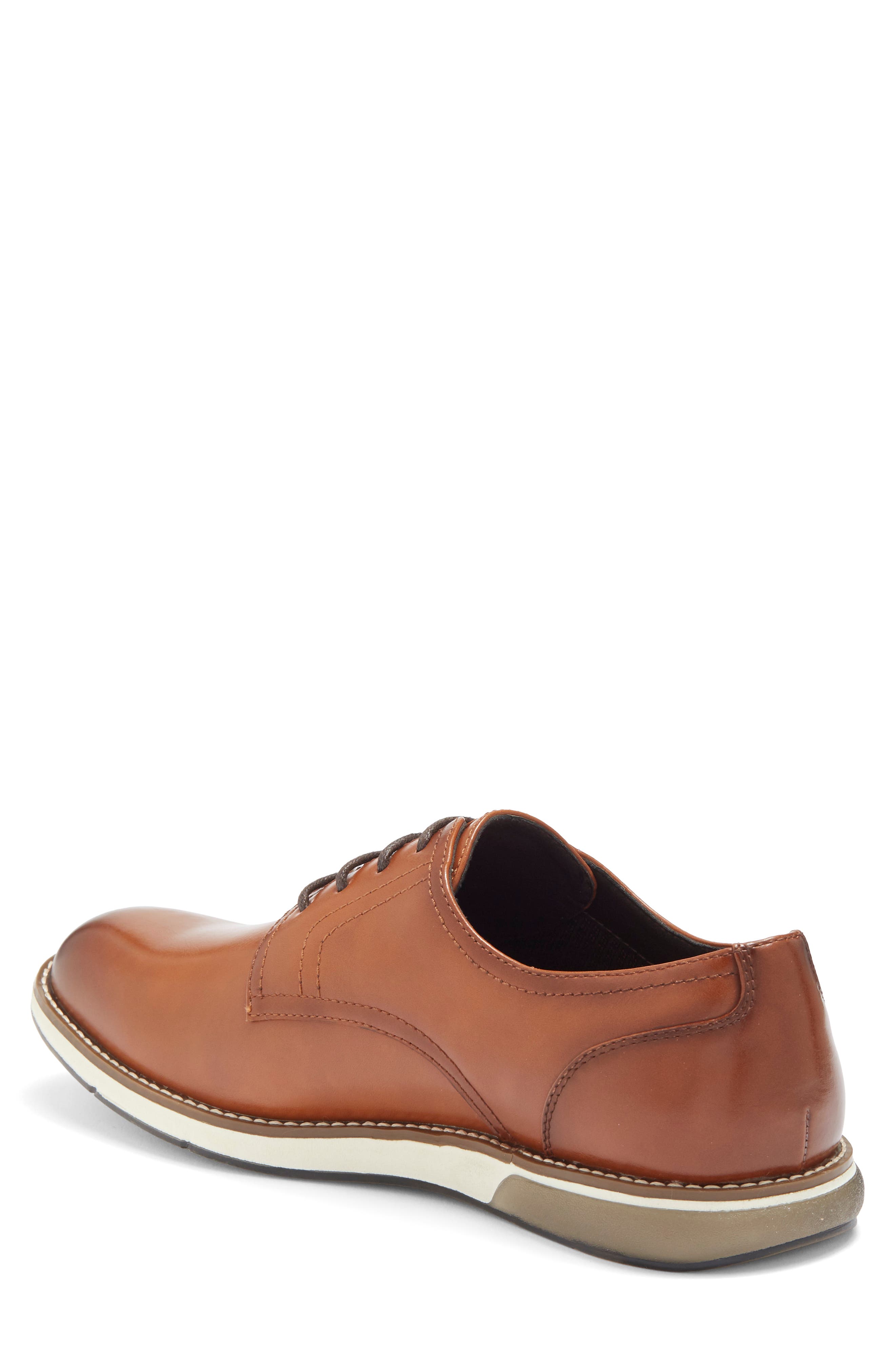 Plain Toe Derby, Alternate, color, COGNAC
