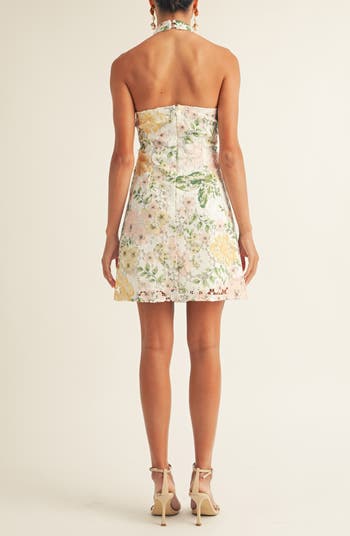 Tatiana Floral Lace Minidress
