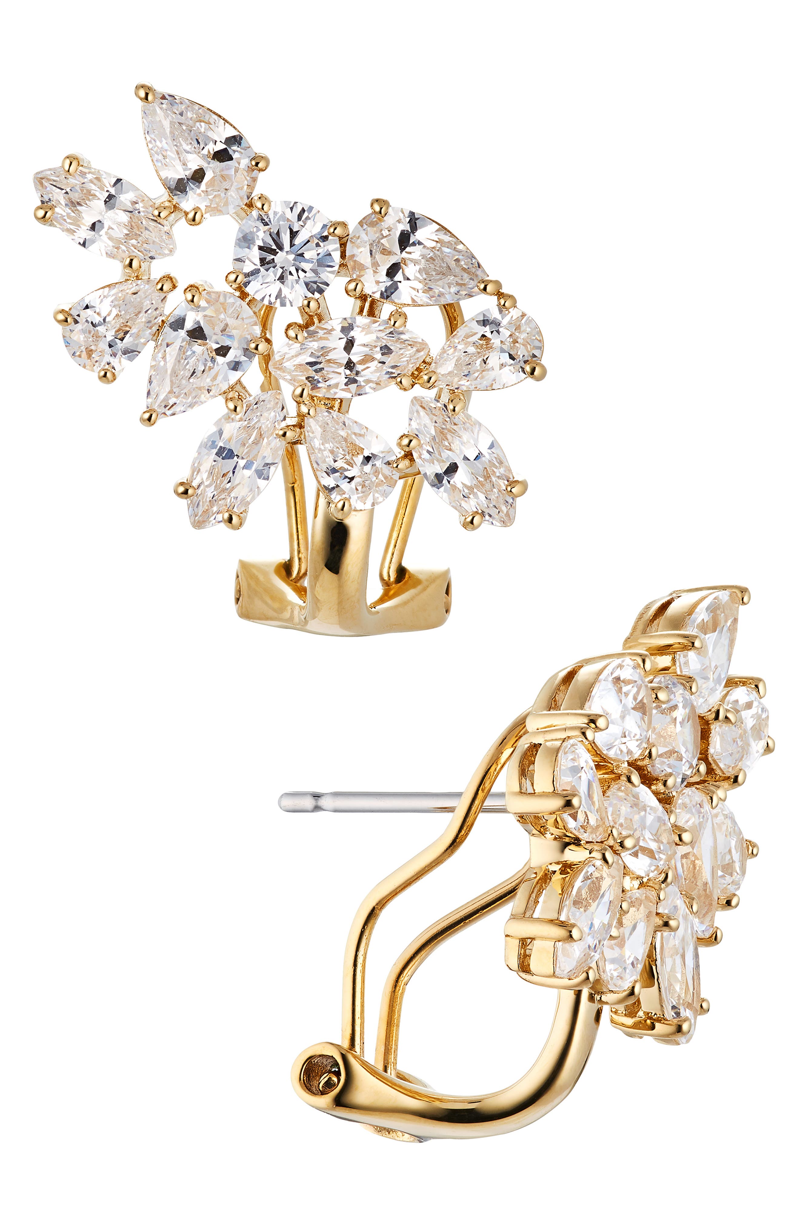 Nadri RSVP Cubic Zirconia Cluster Stud Earrings (Women) | Nordstromrack