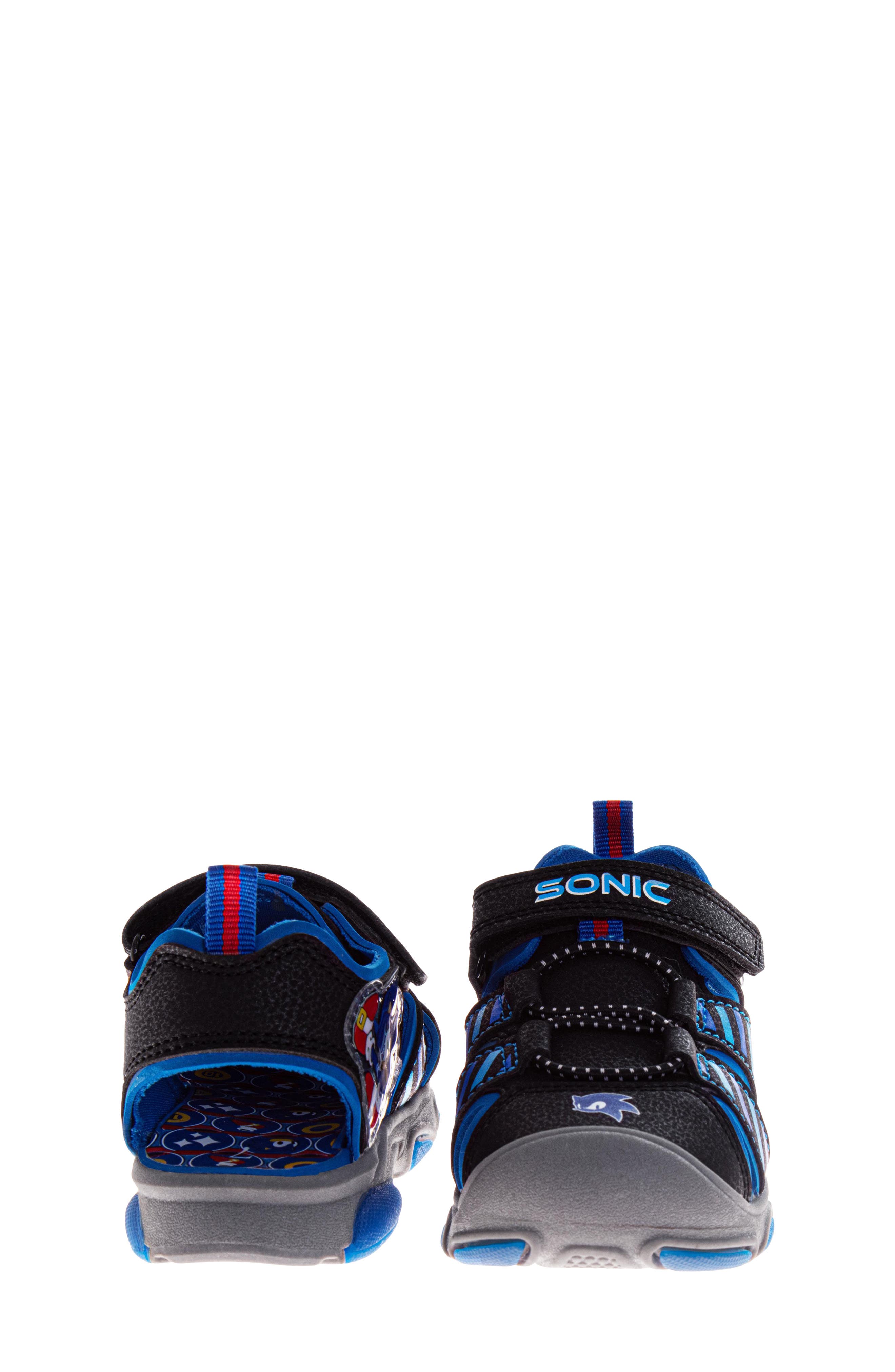 Kids' Sonic The Hedgehog Sneaker, Alternate, color, BLUE/BLACK
