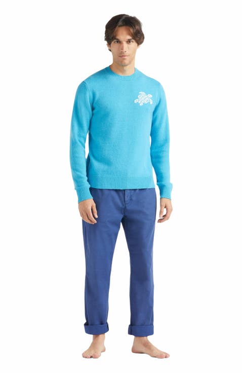 Men's Wool Cashmere Turtle Sweater