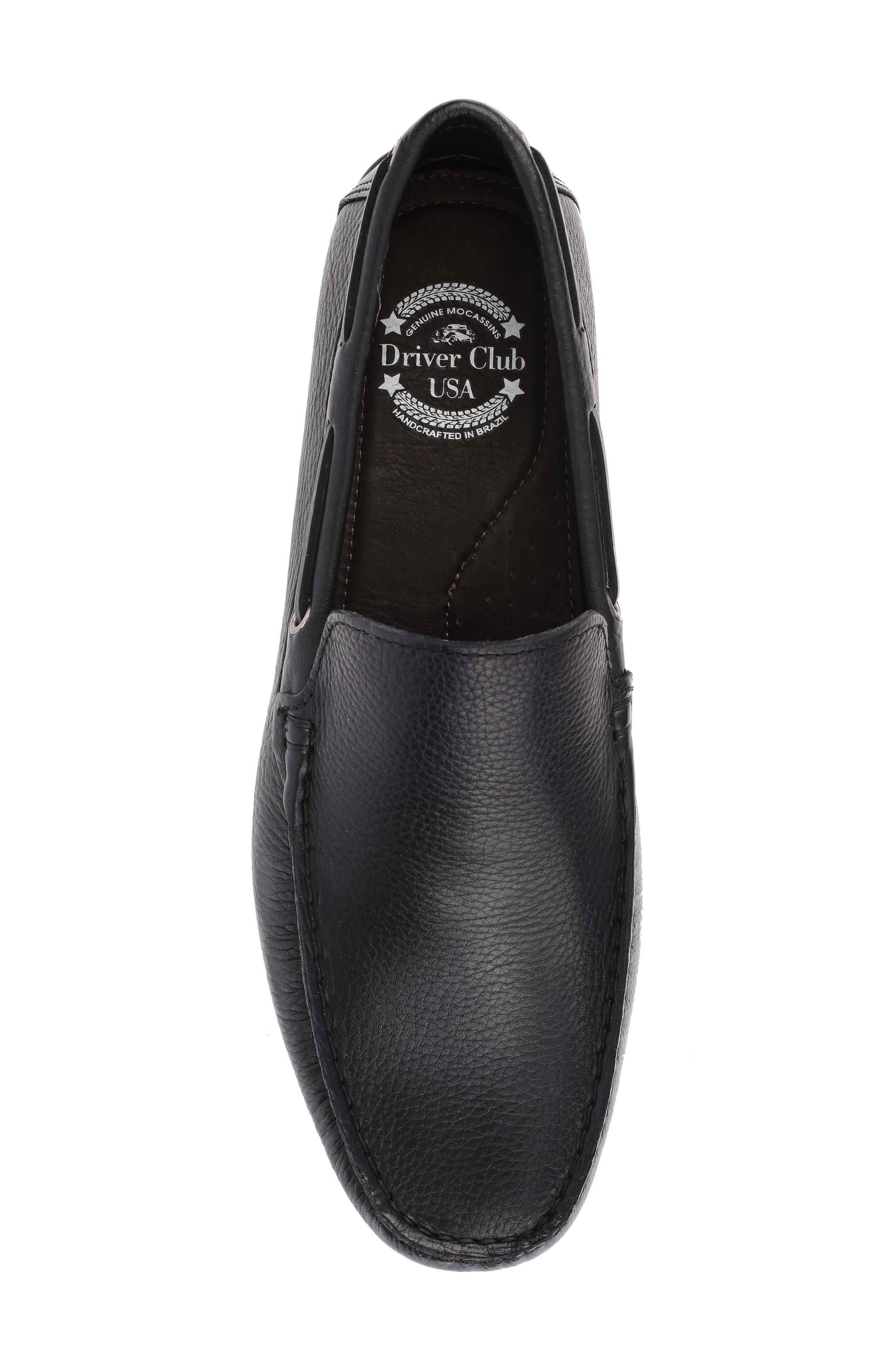 DRIVER CLUB USA Wilmington Moc Driver, Alternate, color, Black Grainy