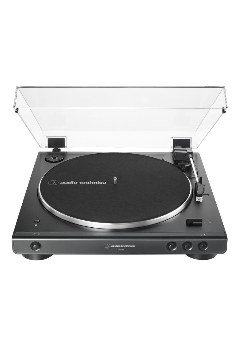 AT-LP60XBT Fully Automatic Belt-Drive Stereo Turntable with Bluetooth, Main, color, Black
