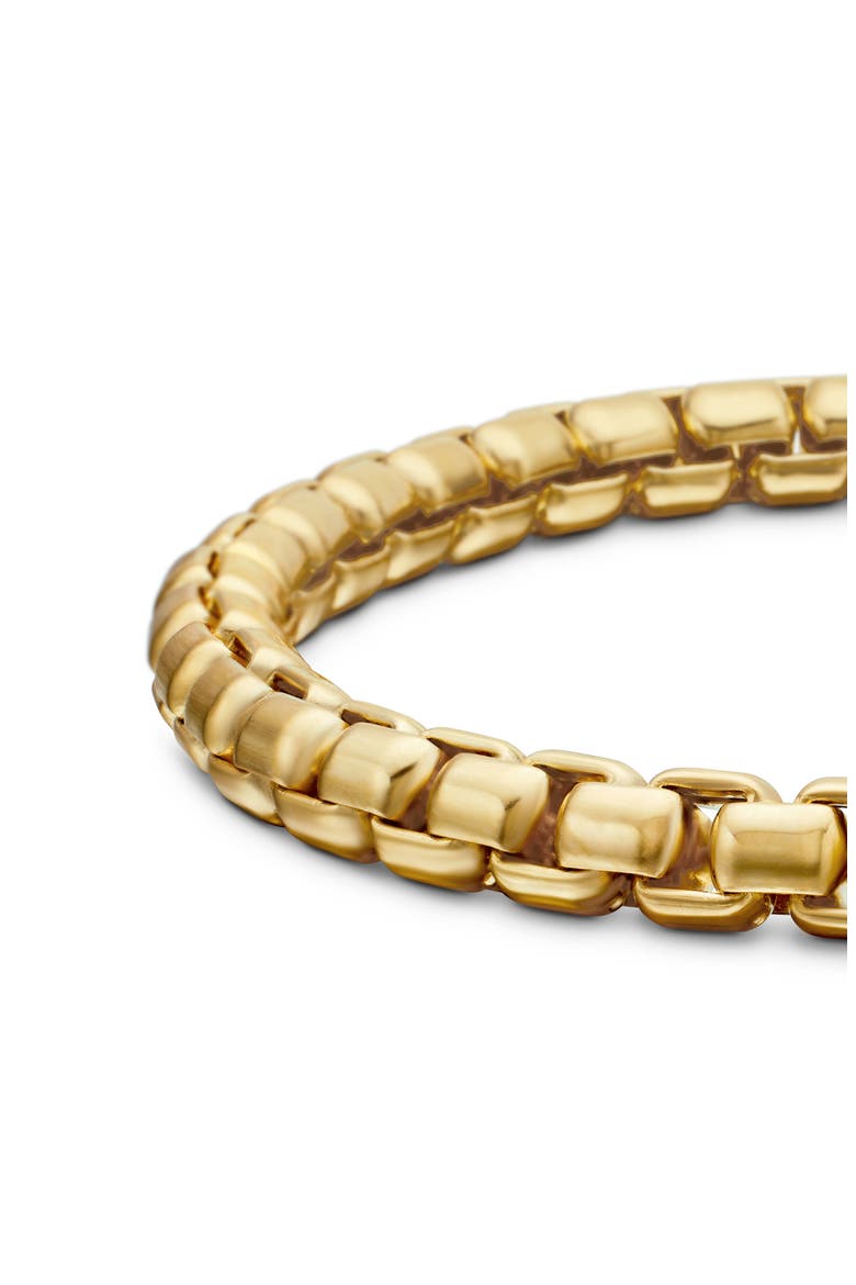 Men's Box Chain Bracelet in 18K Yellow Gold, 5mm, Alternate, color, GOLD