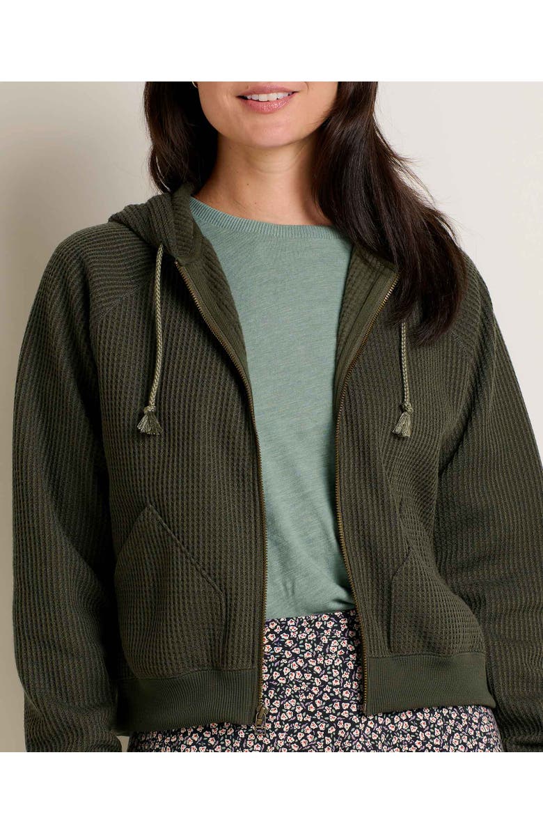 Toad & Co Bitterroot Long Sleeve Hoodie, Alternate, color, Olive