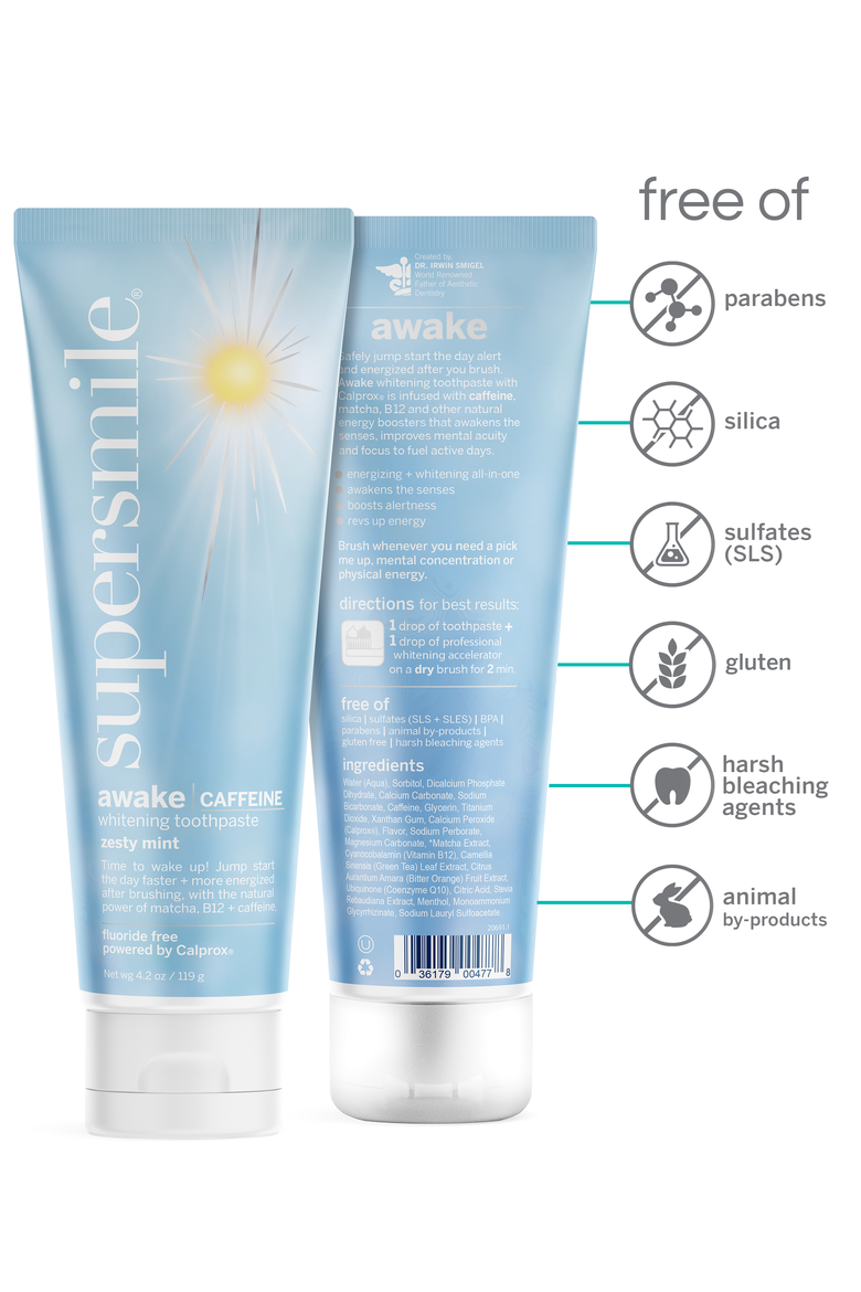 Awake Professional Whitening Toothpaste, Alternate, color, White