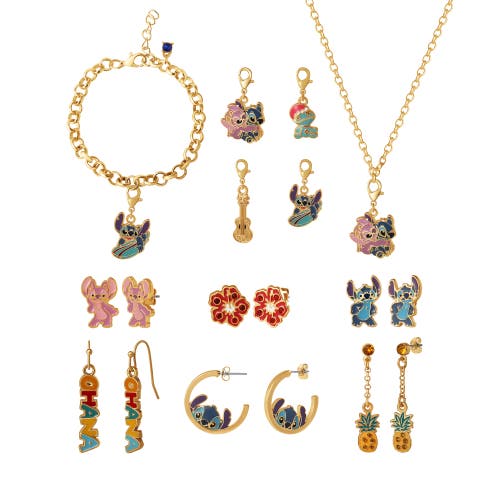 Disney 12-piece Lilo & Stitch Jewelry Set In Multi