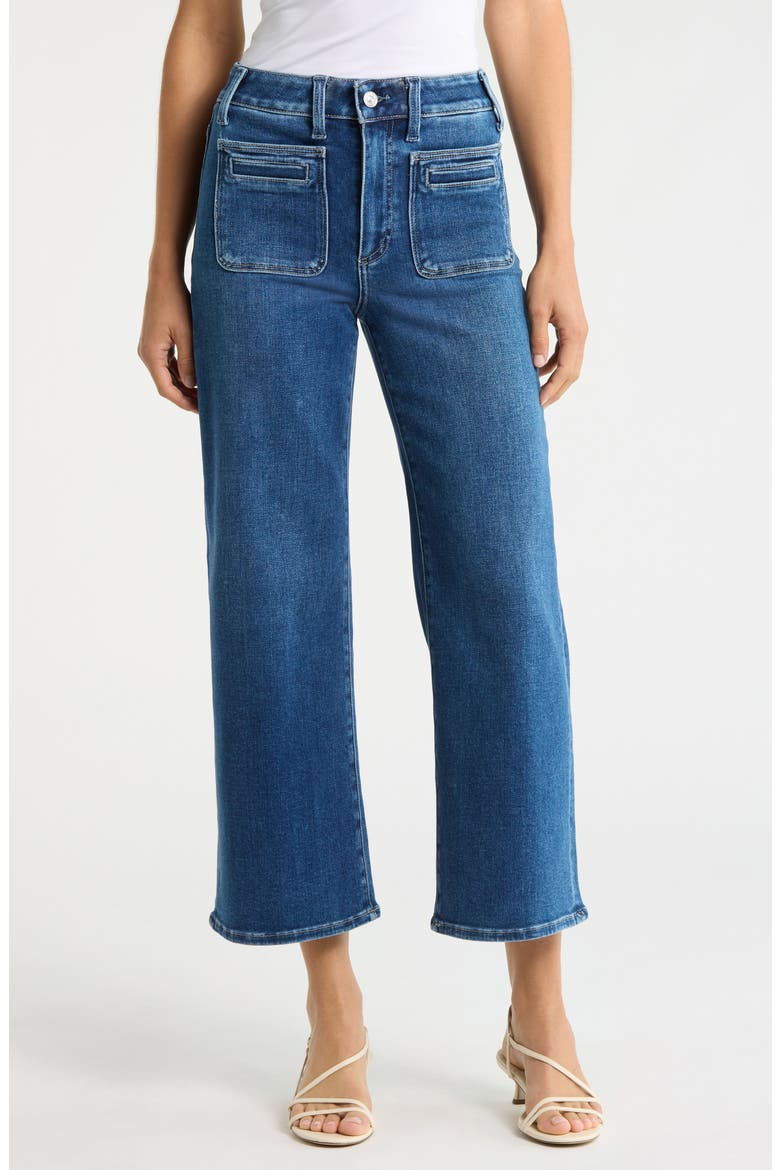 Anessa Pocket Wide Leg Jeans, Main, color, CROSSWIND