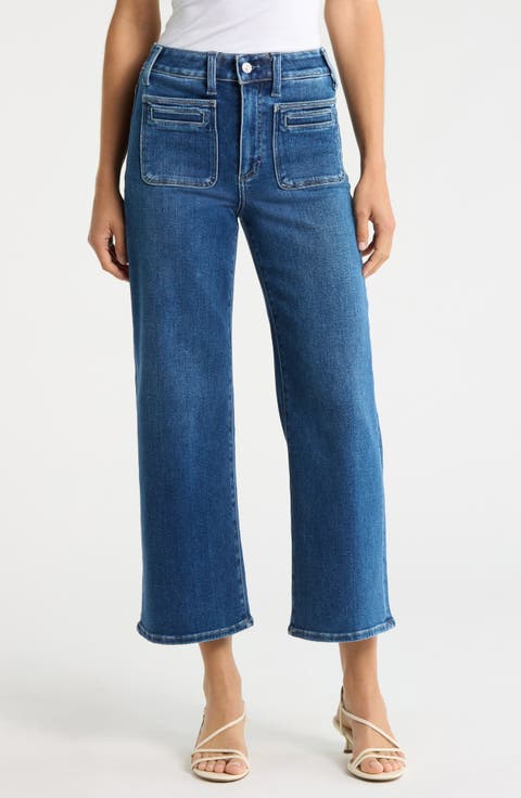 Anessa Pocket Wide Leg Jeans (Crosswind)