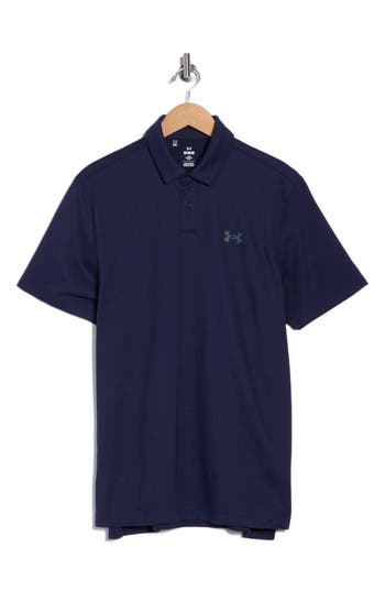 Under Armour Playoff Piqué Polo In Blue