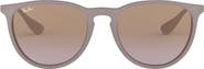 Ray-Ban Erika 54mm Gradient Round Sunglasses