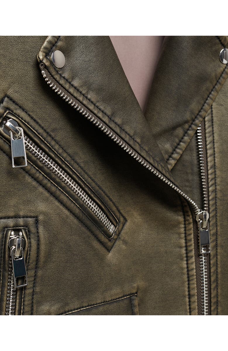 MANGO Faux Leather Moto Jacket, Alternate, color, 