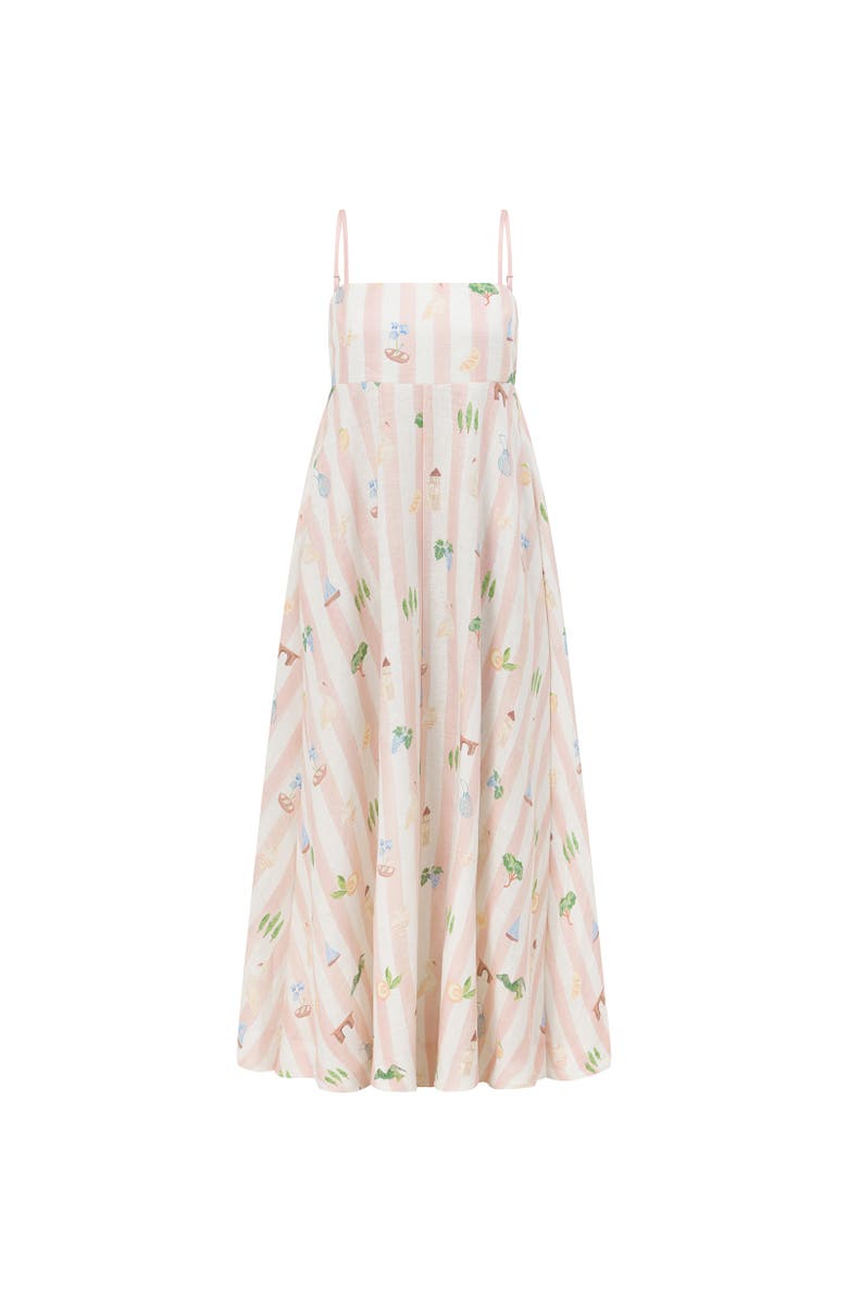 SMWR. By The Somewhere Co Boat Days Maxi Dress, Main, color, Light Pink