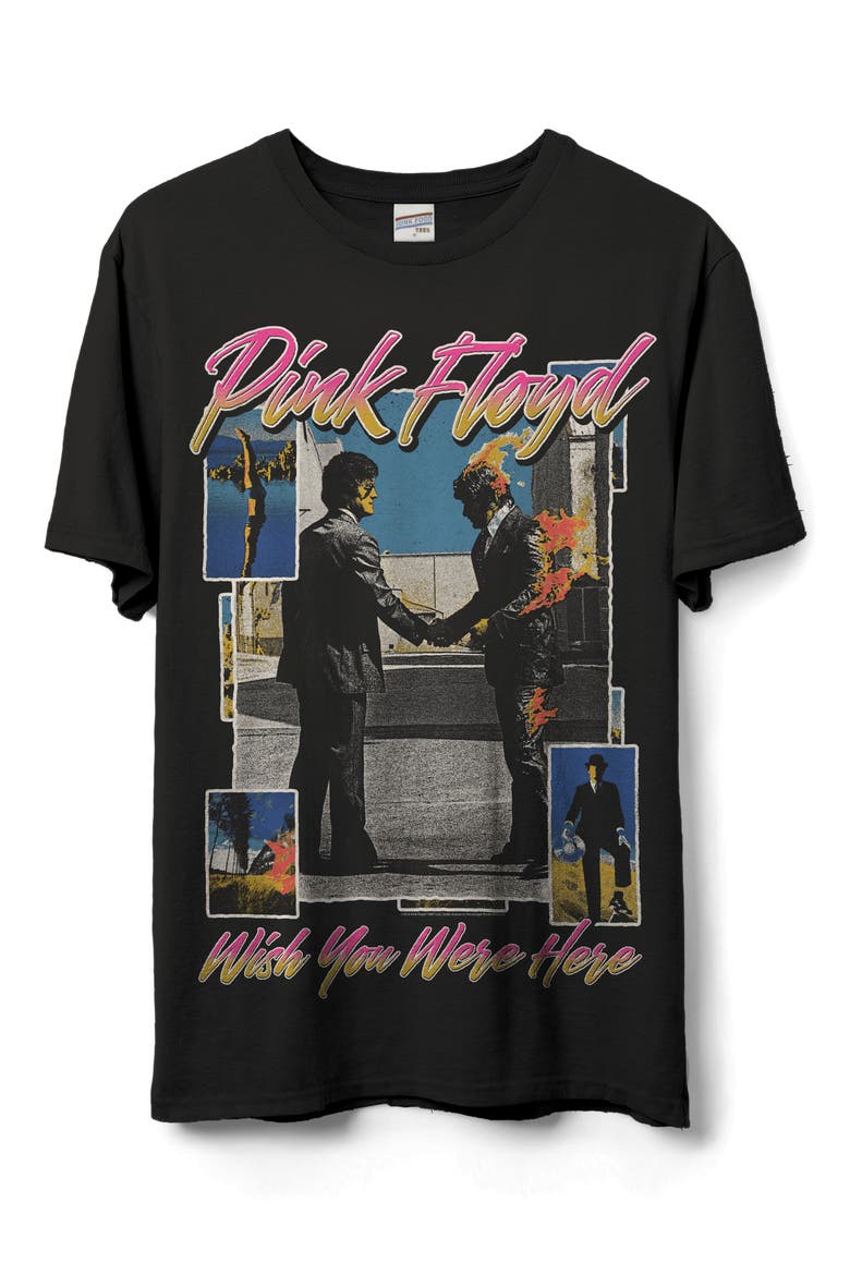 Pink Floyd Wish You Were Here Graphic T-Shirt, Main, color, BLACK