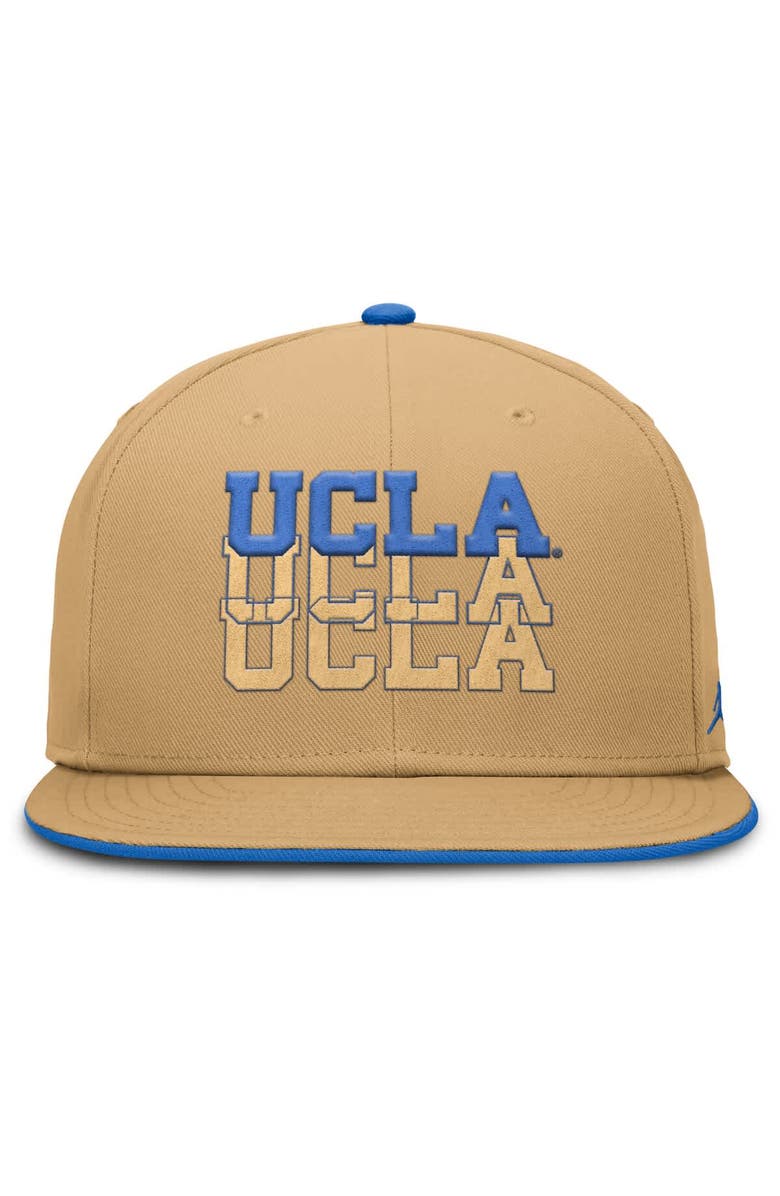Jordan Brand Men's Jordan Brand  Khaki UCLA Bruins True Primetime Performance Fitted Hat, Alternate, color, Khaki