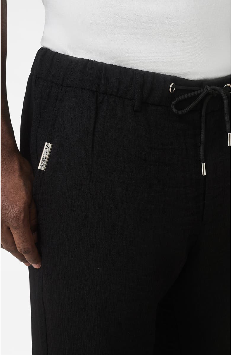 MAUVAIS Fiorano Relaxed Fit Trousers, Alternate, color, Black