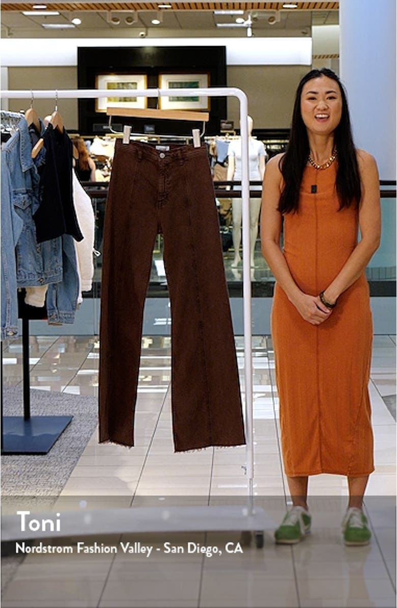 Penny Seamed Wide Leg Jeans, sales video thumbnail