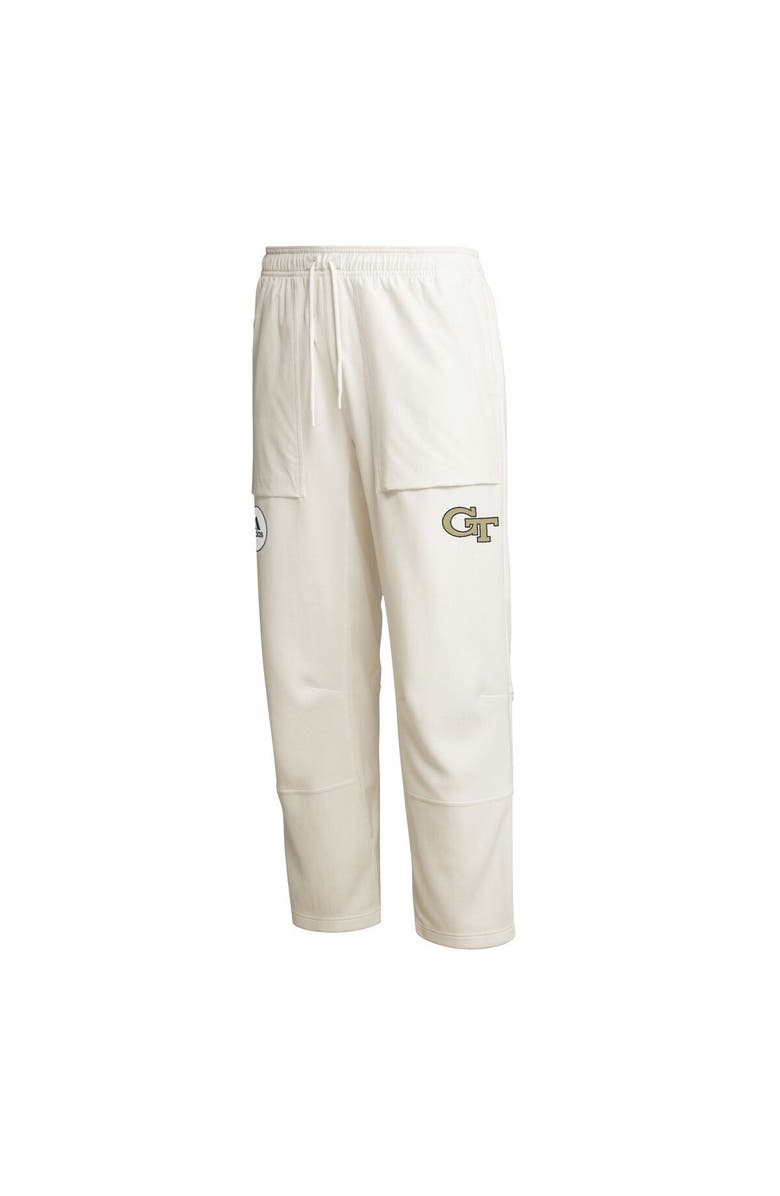 adidas Men's adidas Cream Georgia Tech Yellow Jackets Zero Dye AEROREADY Pants, Alternate, color, 