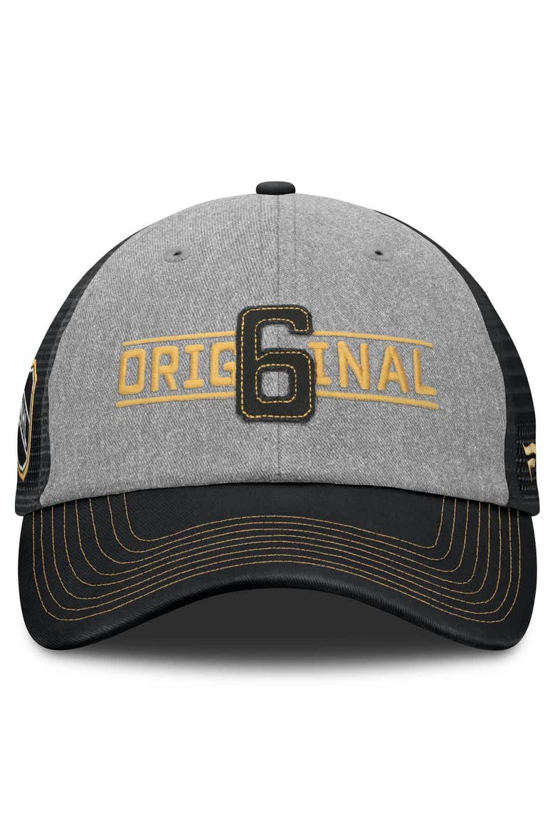 Men's Fanatics Gray Original 6 Rugged Trucker Adjustable Hat, Alternate, color, Gray