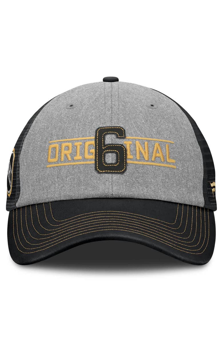 FANATICS Men's Fanatics Gray Original 6 Rugged Trucker Adjustable Hat, Alternate, color, Gray