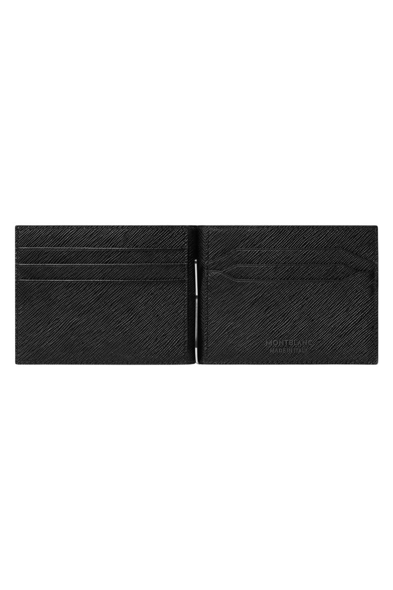 Sartorial Leather Bifold Wallet, Alternate, color, BLACK
