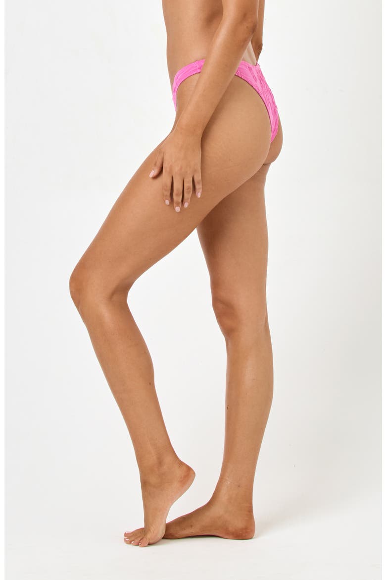 Donnie Bikini Bottoms, Alternate, color, HOTTEST PINK