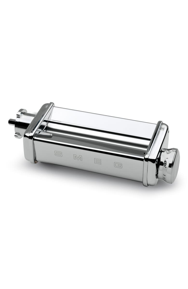 smeg Pasta Roller Chrome Attachment for smeg Stand Mixer, Main, color, Silver