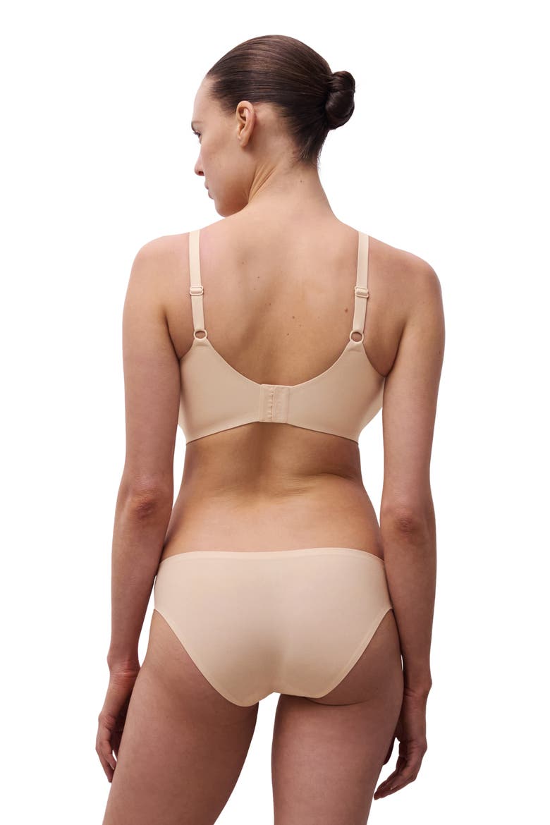 Softstretch Power V-Neck Wireless Bra, Alternate, color, NUDE BLUSH