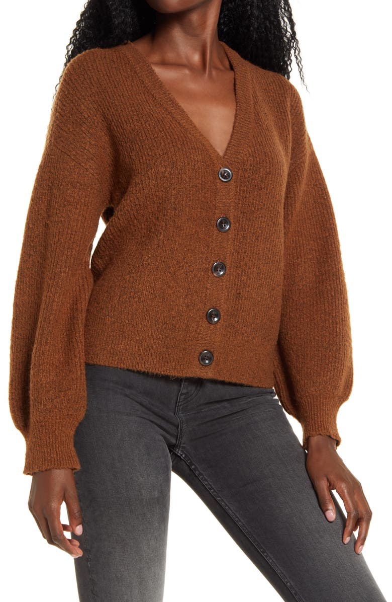 Leith Ribbed Cardigan, Main, color,