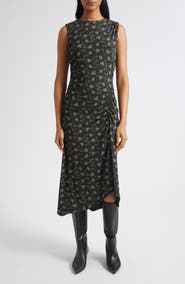 Veronica Beard Theodora Ruched Midi Dress