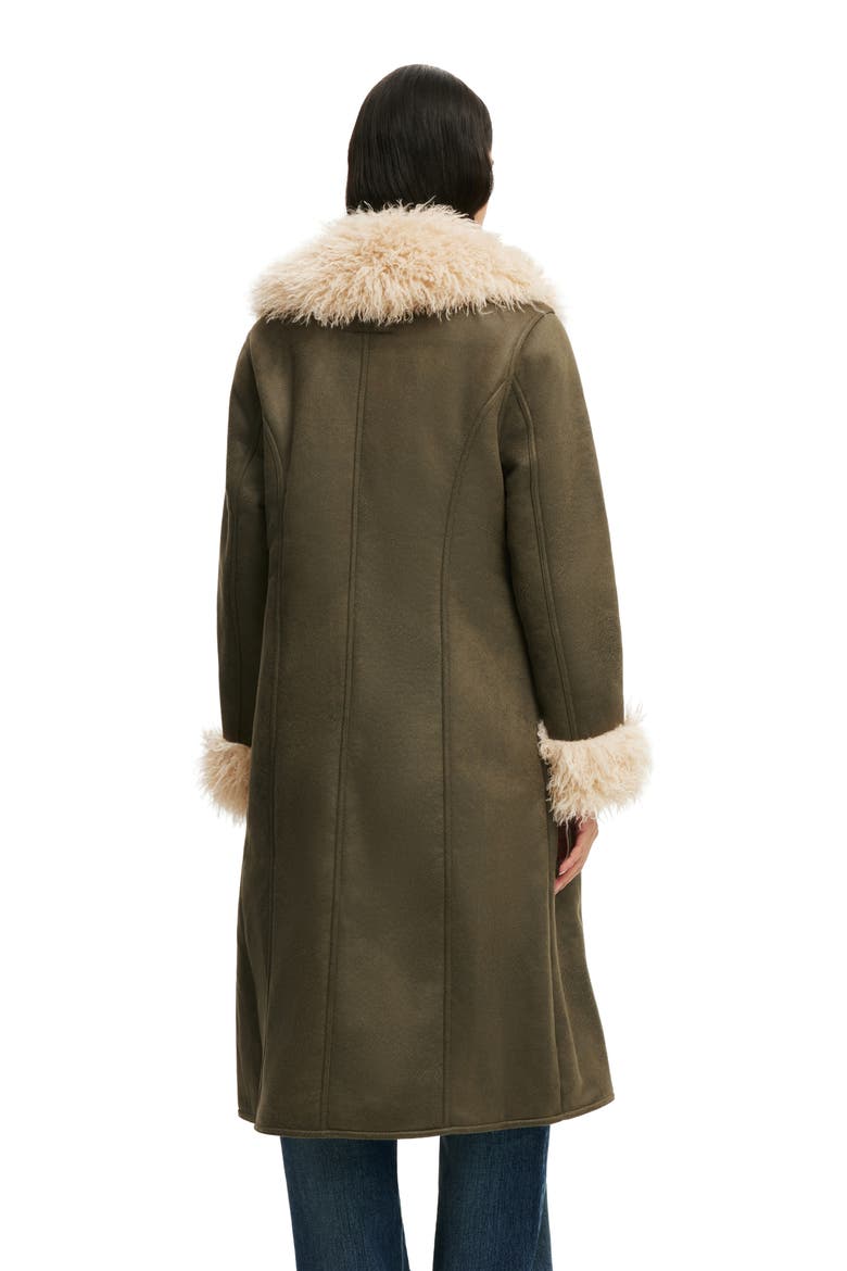 Women's Abbey Coat, Alternate, color, Dark Olive