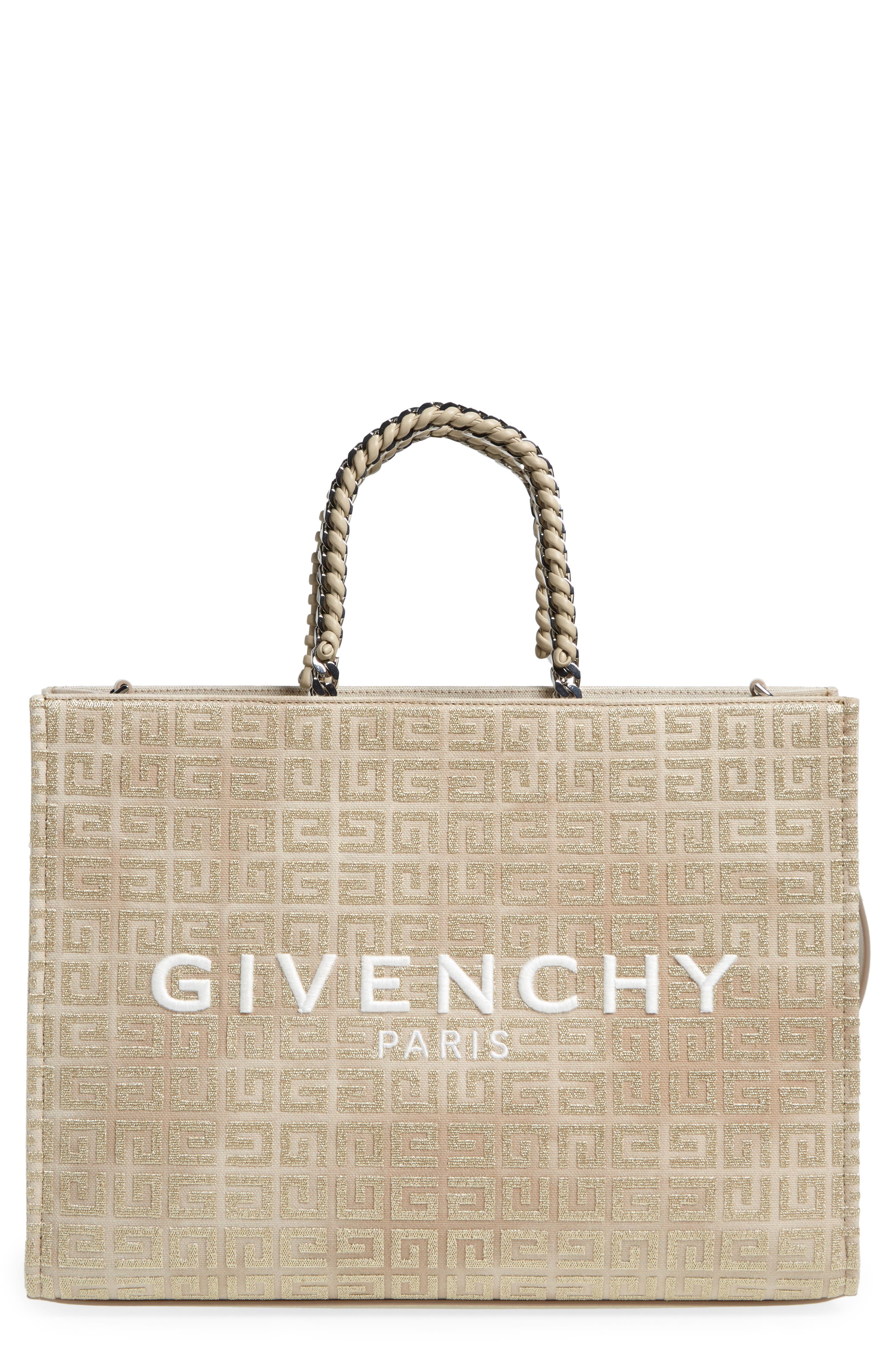 Givenchy Medium G-Tote Canvas Tote, Main, color, 