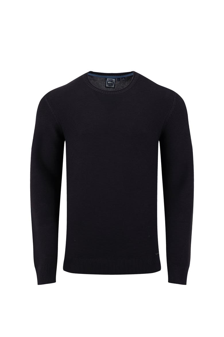 Rhett Crew Neck Knitted Jumper, Alternate, color, Dark Navy