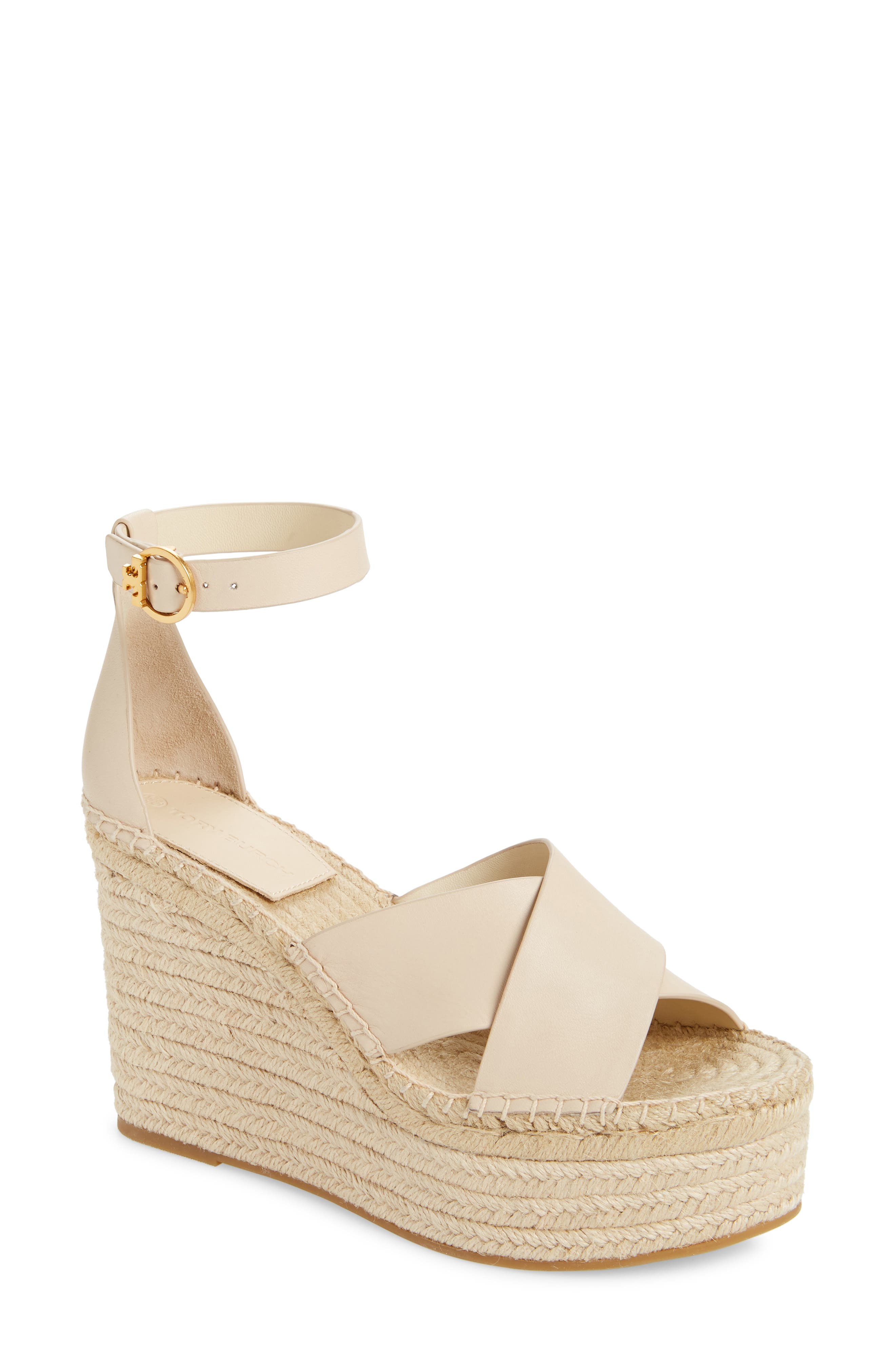 Tory Burch Selby Espadrille Wedge Sandal, Main, color, 