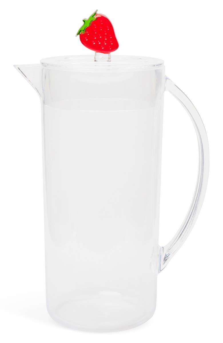 Core Home Strawberry Pitcher, Main, color, Clear