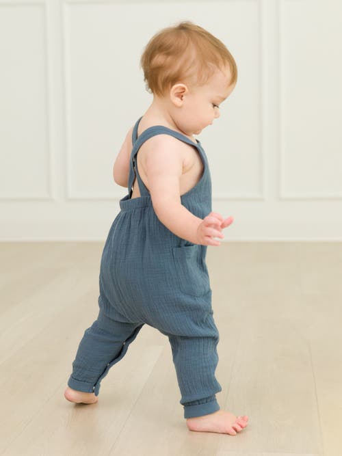 Rufflebutts Baby Boys Cotton Gauze Overall Jumpsuit