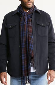 JACHS Luxe Soft Blend Quilt Lined Overshirt