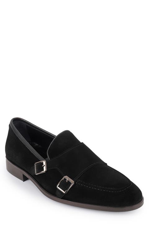 Elmaton Double Monk Strap Leather Loafer (Men)