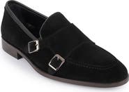 VELLAPAIS Elmaton Double Monk Strap Leather Loafer