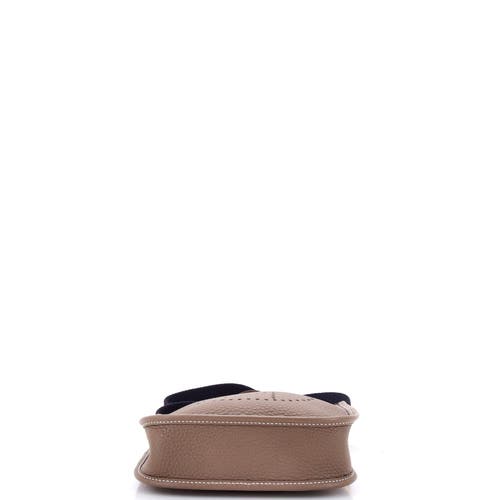 Pre-owned Hermes Hermes Evelyne Bag Gen Iii Clemence Tpm In Brown