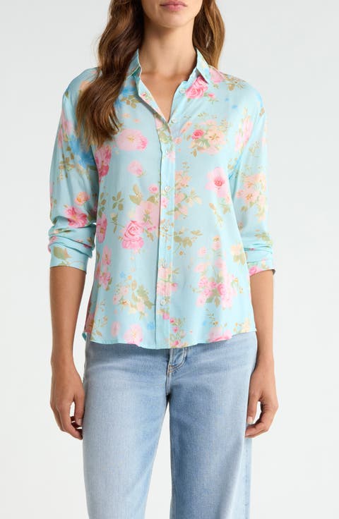 Floral Button-Up Shirt