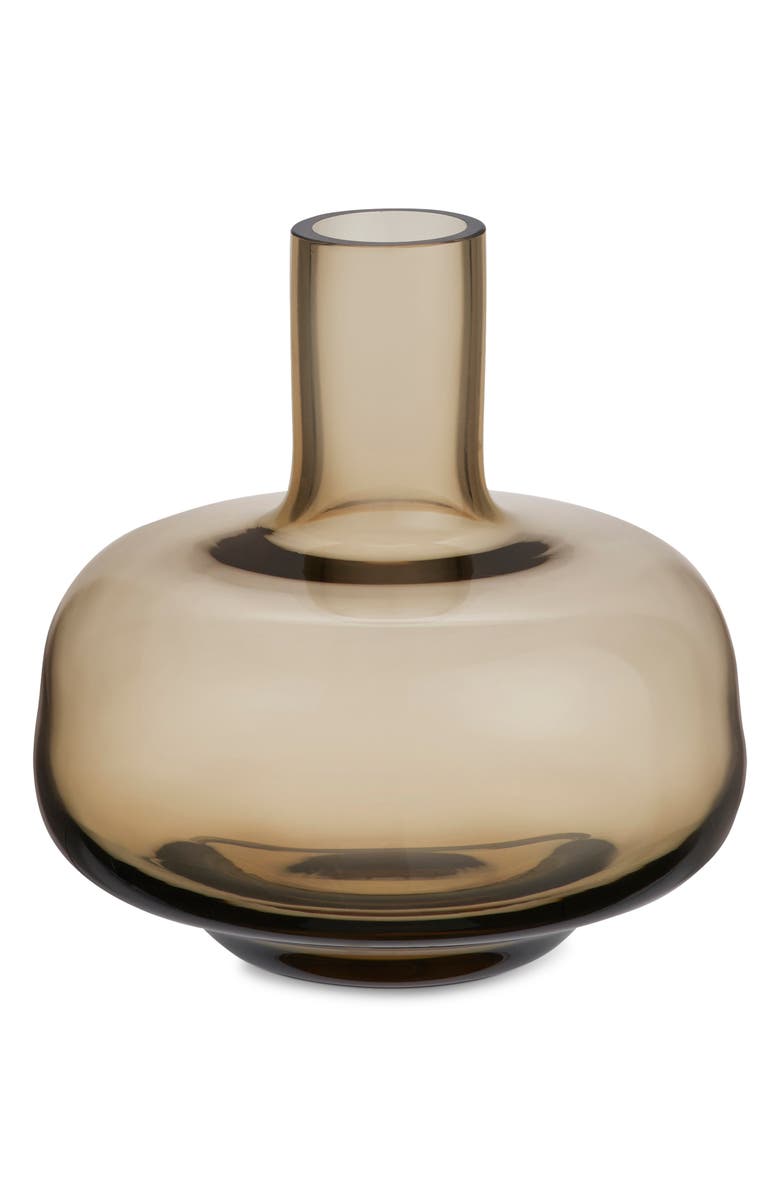 Kosta Boda Kappa Mini Vase, Main, color, Brown