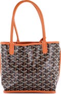 Pre-Owned Goyard Anjou Reversible Tote Coated Canvas Mini